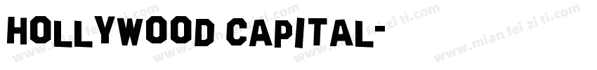 Hollywood Capital字体转换